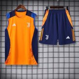 24/25 Juventus Orange 1:1 Quality Training Vest（A-Set）