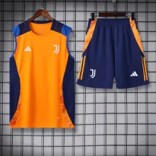 24/25 Juventus Orange 1:1 Quality Training Vest（A-Set）