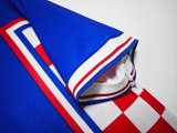 1998 Croatia Away Blue 1:1 Quality Retro Soccer Jersey