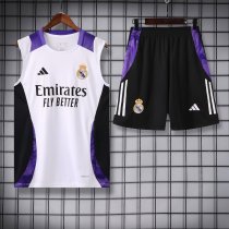 24/25  Real Madrid  White 1:1 Quality Training Vest（A-Set）