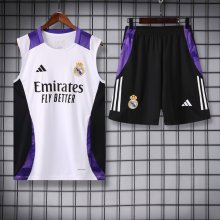 24/25  Real Madrid  White 1:1 Quality Training Vest（A-Set）