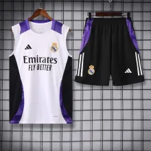 24/25  Real Madrid  White 1:1 Quality Training Vest（A-Set）