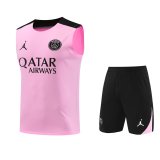 24/25 PSG Paris Pink 1:1 Quality Training Vest（A-Set）
