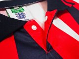1992  England  Away  Red  1:1 Quality Retro Soccer Jersey