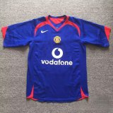 2005/2006 Manchester United Away Fans Retro  1:1 Quality  Soccer Jersey