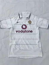 2004/2006 Manchester United  Away White 1:1 Retro Soccer Jersey
