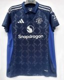 24/25 Manchester United Away Black Fans 1:1 Quality Soccer Jersey