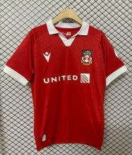 24/25 Wrexham Home  Fans 1:1 Quality  Soccer Jersey