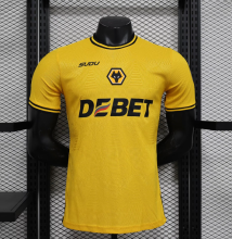 24/25 Wolves Home Yellow Player 1:1 Quality Soccer Jersey