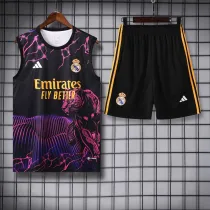 24/25  Real Madrid  Black 1:1 Quality Training Vest（A-Set）