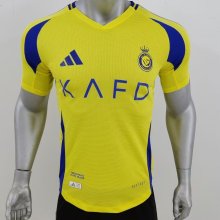 24/25  Al-Nassr FC Home Player  Version 1:1 Quality Soccer Jersey