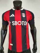 24/25  Fulham  Away Red Player 1:1 Quality Soccer Jersey