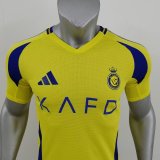 24/25  Al-Nassr FC Home Player  Version 1:1 Quality Soccer Jersey