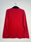 2013/2014 Manchester United Home Long Sleeve 1:1 Retro Quality Soccer Jersey