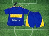 24/25 Boca  Home Kids 1:1 Quality Soccer Jersey
