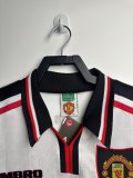 1998/1999 Manchester United Away Long sleeve 1:1 Quality Retro Soccer Jersey