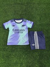 24/25 Arsenal Third Kids Kits 1:1 Soccer Jersey