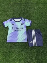 24/25 Arsenal Third Kids Kits 1:1 Soccer Jersey