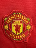 2013/2014 Manchester United Home Long Sleeve 1:1 Retro Quality Soccer Jersey