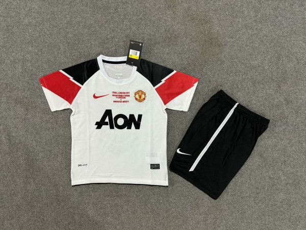 2011/2012 Manchester United Away Kids Kits Retro 1:1  Quality Soccer Jersey