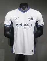 24/25  Inter Milan  Away White Player 1:1 Quality Soccer Jersey