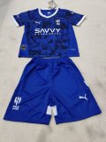 24/25  Al Hilal SFC Home Kids 1:1 Quality Soccer Jersey