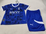 24/25  Al Hilal SFC Home Kids 1:1 Quality Soccer Jersey