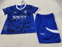 24/25  Al Hilal SFC Home Kids 1:1 Quality Soccer Jersey