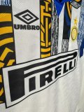 1995/1996 Inter Milan  Away Fans 1:1 Retro Soccer Jersey