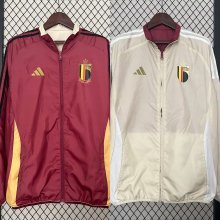 2024 Belgium Red Double Sided Windbreaker