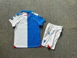 24/25 Blackburn Home Kids Kits 1:1 Soccer Jersey