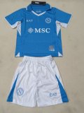 24/25 Napoli Home Kids 1:1 Quality Soccer Jersey