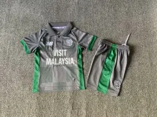 24/25 Cardiff City Away  Kids Kits 1:1 Quality Soccer Jersey