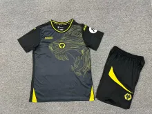 24/25 Wolves  Away  Kids  Kits 1:1 Quality Soccer Jersey