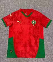 24/25  Morocco Home Red Fans 1:1 Quality Soccer Jersey