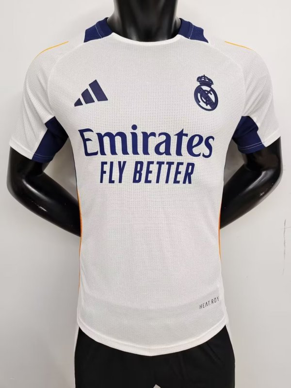 24/25  Real  Madrid Training  Clothes Player  1:1 Quality Soccer Jersey