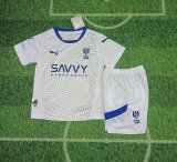 24/25  Al Hilal SFC  Away Kids 1:1 Quality Soccer Jersey