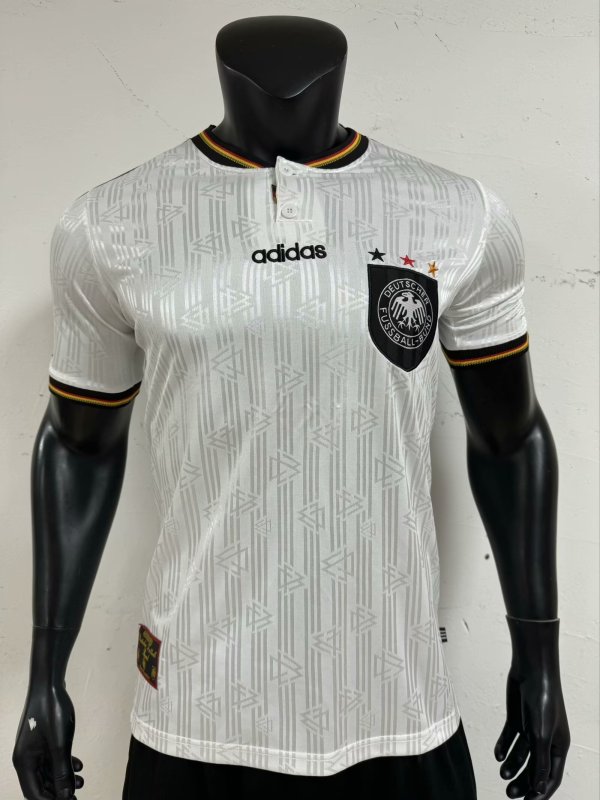 1996 Germany Home Fans 1:1 Quality Retro Soccer Jersey