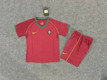 2006 Portugal Home Kids Retro1:1  Quality Soccer Jersey
