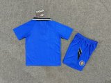 1996/1998 Manchester United Away Blue Kids 1:1  Retro  Quality Soccer Jersey