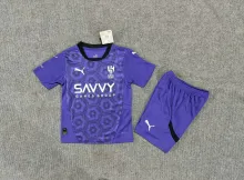 24/25  Al Hilal SFC  Third Kids 1:1 Quality Soccer Jersey