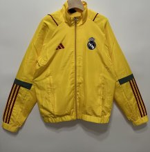 24/25  Real Madrid Clip Edge Yellow Windbreaker