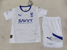 24/25  Al Hilal SFC  Away Kids 1:1 Quality Soccer Jersey
