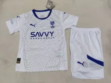 24/25  Al Hilal SFC  Away Kids 1:1 Quality Soccer Jersey