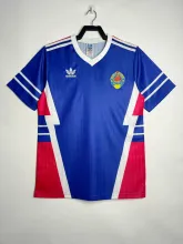 1990 Yugoslavia Home Retro 1:1 Quality  Soccer Jersey