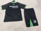 24/25 Feyenoord Rotterdam  Away  Kids  Kits 1:1 Quality Soccer Jersey