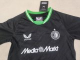 24/25 Feyenoord Rotterdam  Away  Kids  Kits 1:1 Quality Soccer Jersey