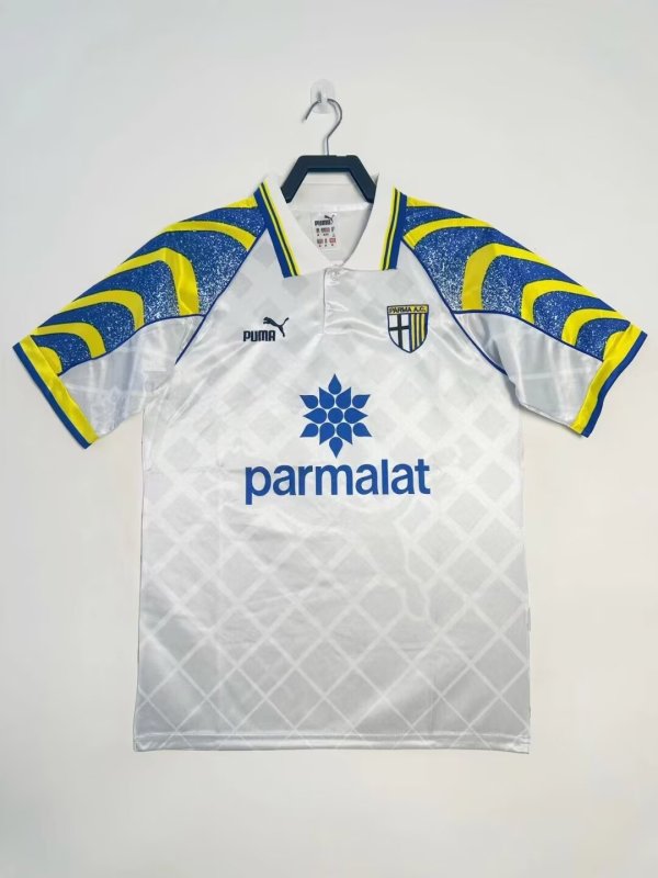 1995/1997  Parma Home White Fans Retro 1:1 Quality Soccer Jersey
