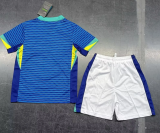 24/25 Brazil Away Kids 1:1  Quality Soccer Jersey