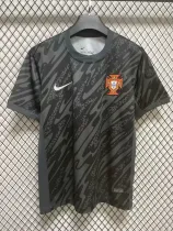 24/25  Portugal goalkeeper Black Fans 1:1 Quality Soccer Jersey